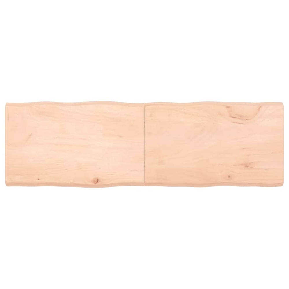 vidaXL Blat masă 160x50x(2-6) cm lemn stejar netratat contur organic