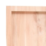 vidaXL Blat masă 160x50x(2-6) cm lemn stejar netratat contur organic