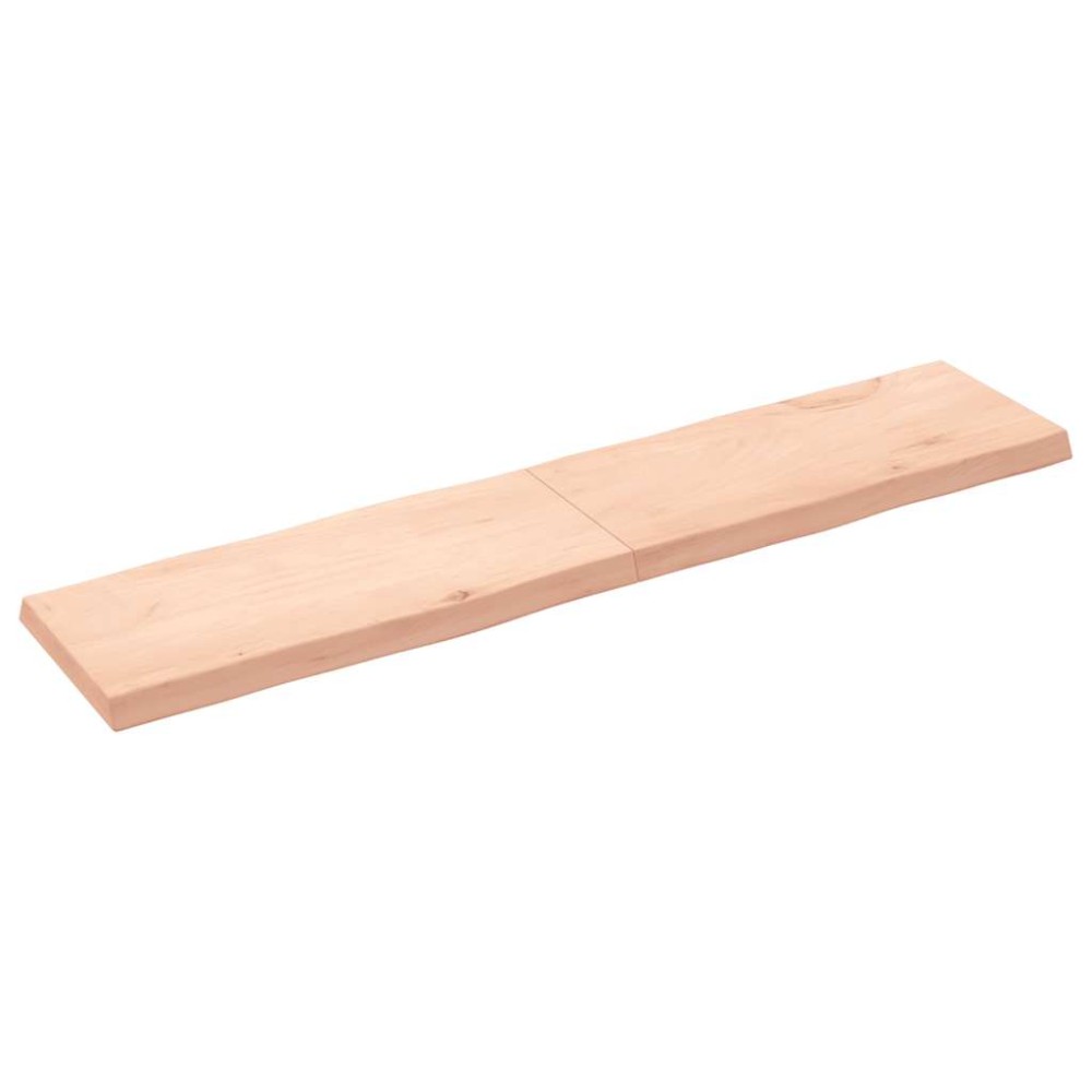 vidaXL Blat masă 180x40x(2-6) cm lemn stejar netratat contur organic
