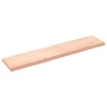vidaXL Blat masă 180x40x(2-6) cm lemn stejar netratat contur organic