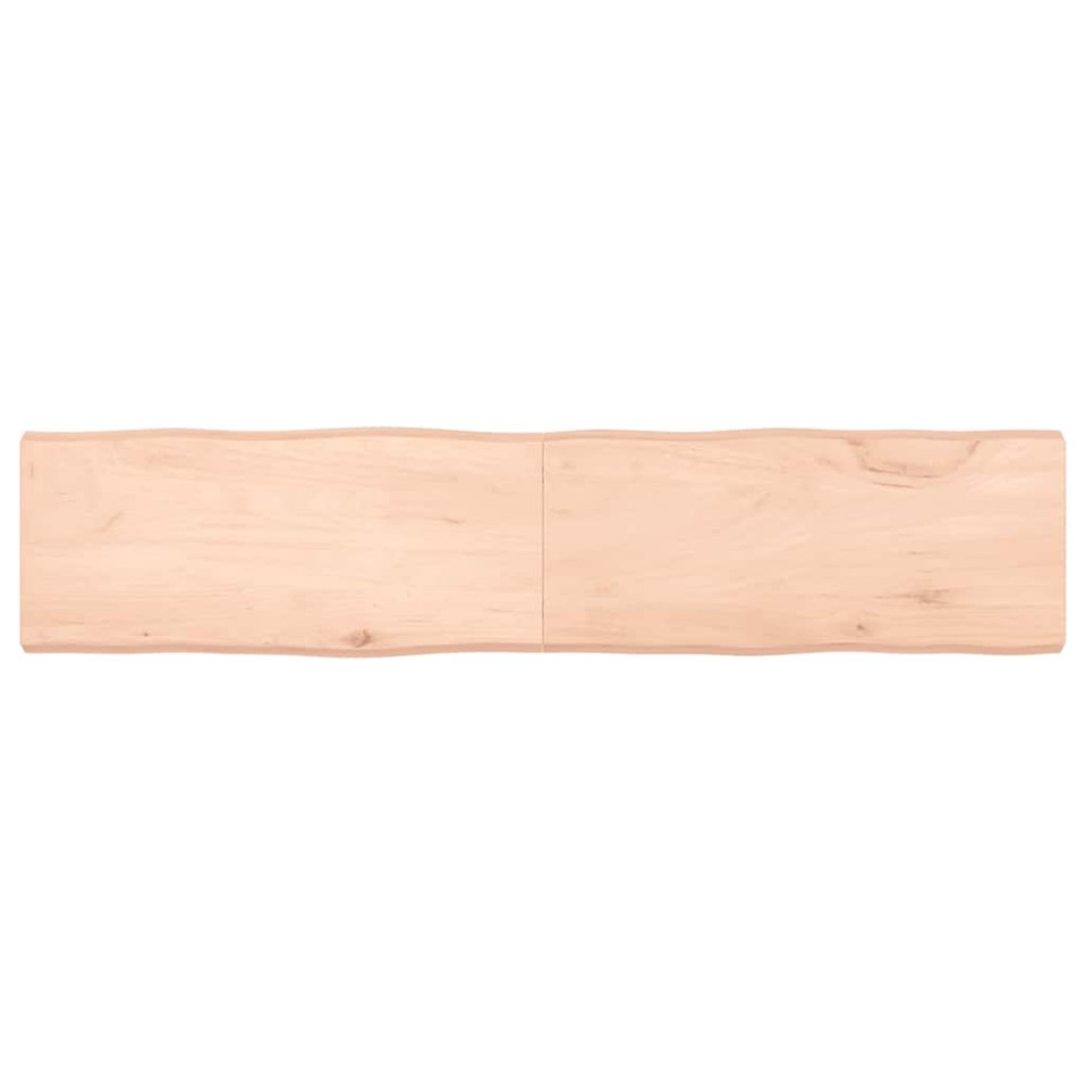 vidaXL Blat masă 180x40x(2-6) cm lemn stejar netratat contur organic