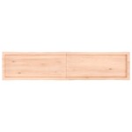 vidaXL Blat masă 180x40x(2-6) cm lemn stejar netratat contur organic
