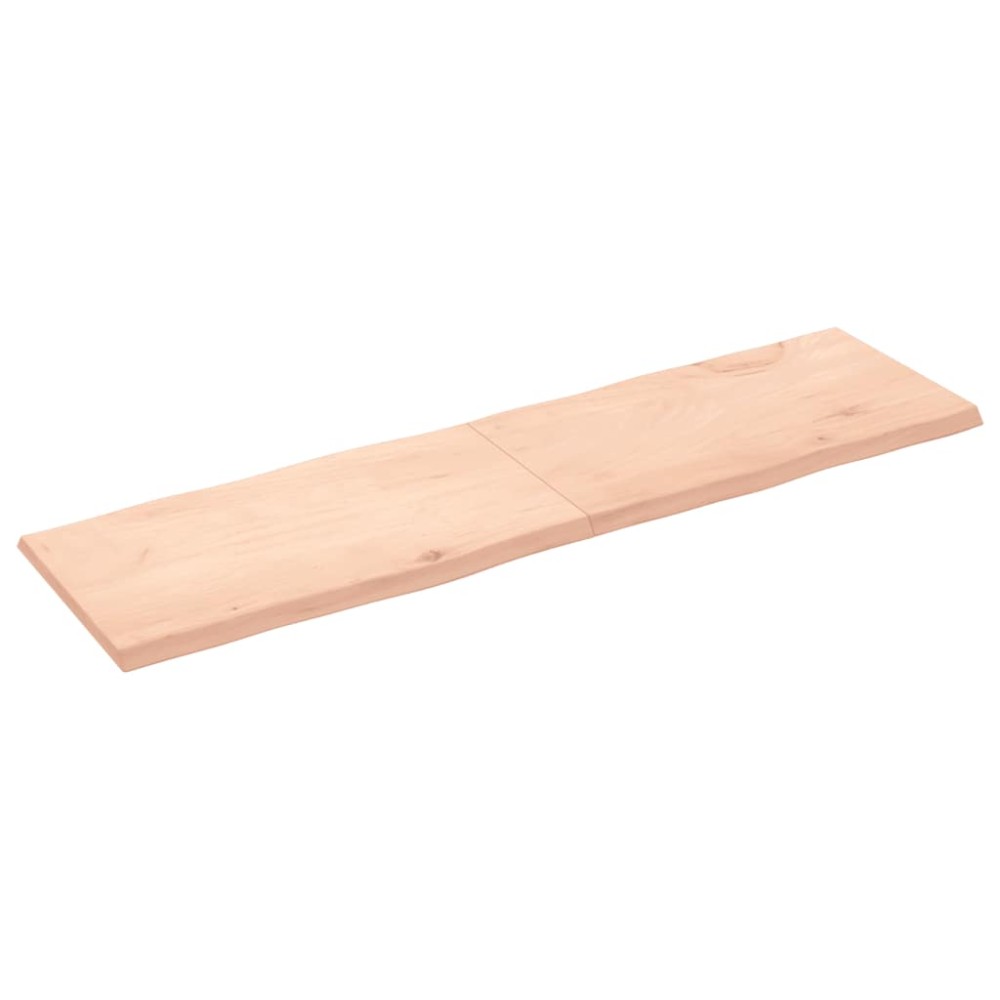 vidaXL Blat masă 180x50x(2-4) cm lemn stejar netratat contur organic