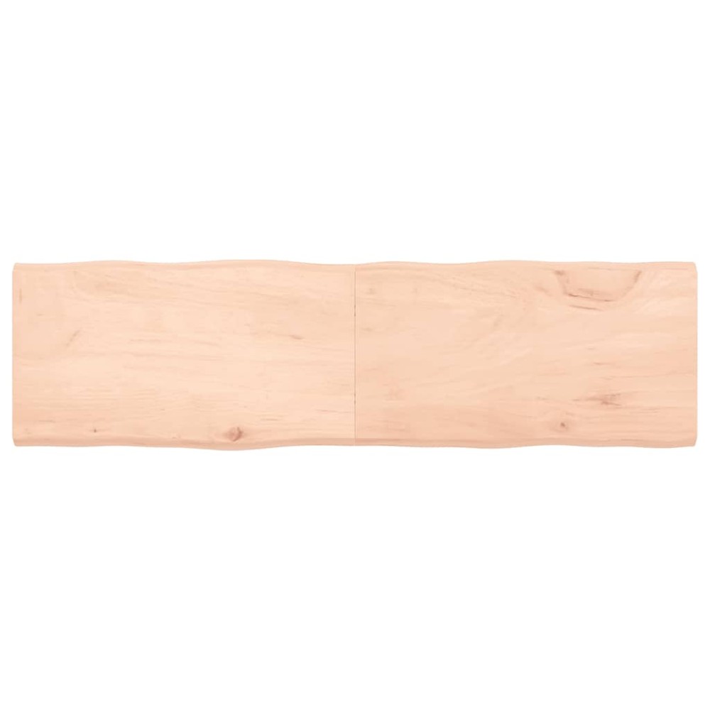 vidaXL Blat masă 180x50x(2-4) cm lemn stejar netratat contur organic