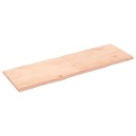 vidaXL Blat masă 180x60x(2-4) cm lemn stejar netratat contur organic