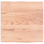 vidaXL Blat masă, 40x40x(2-4) cm, maro, lemn tratat contur organic vidaXL Blat masă, 40x40x(2-4) cm, maro, lemn tratat contur organic