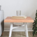vidaXL Blat masă, 40x40x(2-4) cm, maro, lemn tratat contur organic vidaXL Blat masă, 40x40x(2-4) cm, maro, lemn tratat contur organic