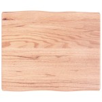 vidaXL Blat masă, 60x50x(2-4) cm, maro, lemn tratat contur organic