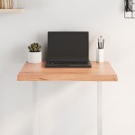 vidaXL Blat masă, 60x50x(2-4) cm, maro, lemn tratat contur organic