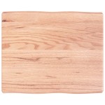 vidaXL Blat masă, 60x50x(2-6) cm, maro, lemn tratat contur organic
