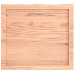 vidaXL Blat masă, 60x50x(2-6) cm, maro, lemn tratat contur organic