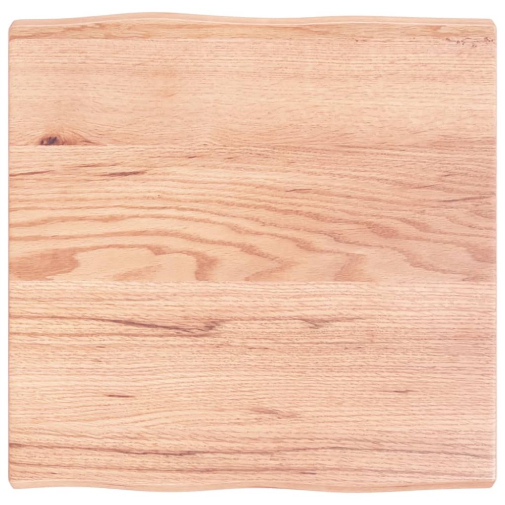 vidaXL Blat masă, 60x60x(2-4) cm, maro, lemn tratat contur organic
