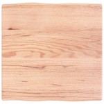 vidaXL Blat masă, 60x60x(2-4) cm, maro, lemn tratat contur organic