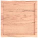 vidaXL Blat masă, 60x60x(2-4) cm, maro, lemn tratat contur organic