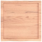 vidaXL Blat masă, 60x60x(2-6) cm, maro, lemn tratat contur organic