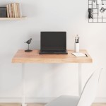 vidaXL Blat masă, 80x40x(2-4) cm, maro, lemn tratat contur organic vidaXL Blat masă, 80x40x(2-4) cm, maro, lemn tratat contur organic