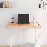 vidaXL Blat masă, 80x40x(2-6) cm, maro, lemn tratat contur organic vidaXL Blat masă, 80x40x(2-6) cm, maro, lemn tratat contur organic