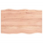 vidaXL Blat masă, 80x50x2 cm, maro, lemn stejar tratat contur organic vidaXL Blat masă, 80x50x2 cm, maro, lemn stejar tratat contur organic