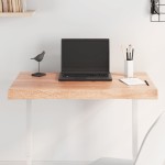 vidaXL Blat masă, 80x60x(2-6) cm, maro, lemn tratat contur organic vidaXL Blat masă, 80x60x(2-6) cm, maro, lemn tratat contur organic