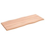 vidaXL Blat masă, 100x40x2 cm, maro, lemn stejar tratat contur organic vidaXL Blat masă, 100x40x2 cm, maro, lemn stejar tratat contur organic