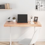 vidaXL Blat masă, 100x40x(2-6) cm, maro, lemn tratat contur organic vidaXL Blat masă, 100x40x(2-6) cm, maro, lemn tratat contur organic
