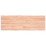 vidaXL Blat masă, 120x40x(2-4) cm, maro, lemn tratat contur organic