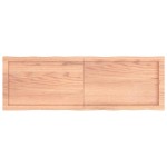 vidaXL Blat masă, 120x40x(2-4) cm, maro, lemn tratat contur organic
