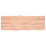 vidaXL Blat masă, 120x40x(2-6) cm, maro, lemn tratat contur organic vidaXL Blat masă, 120x40x(2-6) cm, maro, lemn tratat contur organic