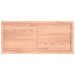 vidaXL Blat masă, 120x50x(2-4) cm, maro, lemn tratat contur organic vidaXL Blat masă, 120x50x(2-4) cm, maro, lemn tratat contur organic