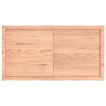 vidaXL Blat masă, 120x60x(2-6) cm, maro, lemn tratat contur organic