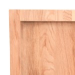 vidaXL Blat masă, 140x50x(2-4) cm, maro, lemn tratat contur organic vidaXL Blat masă, 140x50x(2-4) cm, maro, lemn tratat contur organic