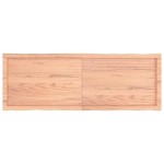 vidaXL Blat masă, 140x50x(2-6) cm, maro, lemn tratat contur organic