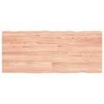 vidaXL Blat masă, 140x60x(2-4) cm, maro, lemn tratat contur organic