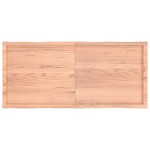 vidaXL Blat masă, 140x60x(2-4) cm, maro, lemn tratat contur organic
