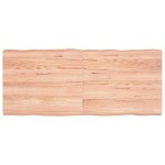 vidaXL Blat masă, 140x60x(2-6) cm, maro, lemn tratat contur organic vidaXL Blat masă, 140x60x(2-6) cm, maro, lemn tratat contur organic
