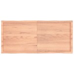 vidaXL Blat masă, 140x60x(2-6) cm, maro, lemn tratat contur organic vidaXL Blat masă, 140x60x(2-6) cm, maro, lemn tratat contur organic