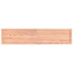 vidaXL Blat masă, 180x40x(2-4) cm, maro, lemn tratat contur organic vidaXL Blat masă, 180x40x(2-4) cm, maro, lemn tratat contur organic
