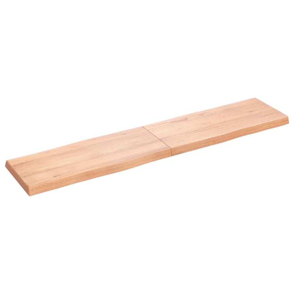 vidaXL Blat masă, 180x40x(2-6) cm, maro, lemn tratat contur organic