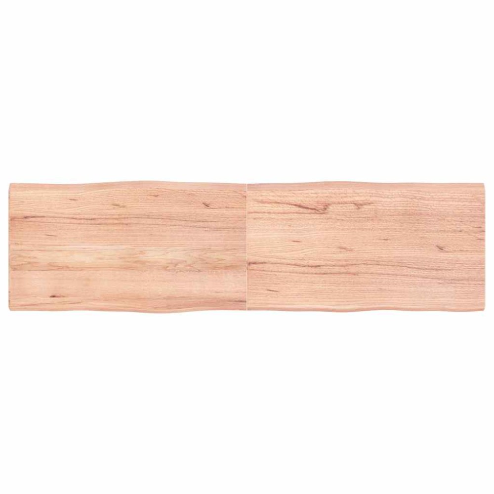 vidaXL Blat masă, 180x50x(2-4) cm, maro, lemn tratat contur organic