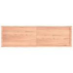 vidaXL Blat masă, 180x50x(2-4) cm, maro, lemn tratat contur organic vidaXL Blat masă, 180x50x(2-4) cm, maro, lemn tratat contur organic