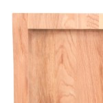vidaXL Blat masă, 180x50x(2-4) cm, maro, lemn tratat contur organic vidaXL Blat masă, 180x50x(2-4) cm, maro, lemn tratat contur organic