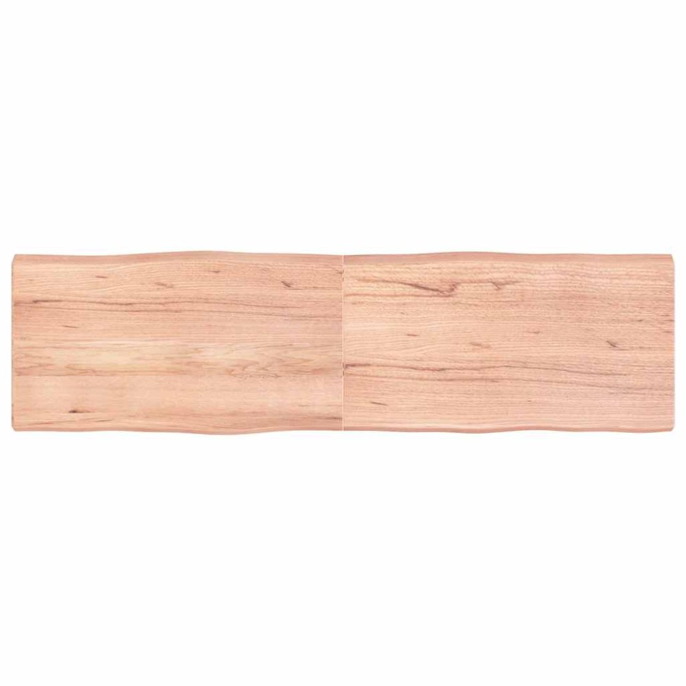 vidaXL Blat masă, 180x50x(2-6) cm, maro, lemn tratat contur organic
