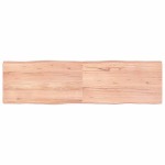vidaXL Blat masă, 180x50x(2-6) cm, maro, lemn tratat contur organic vidaXL Blat masă, 180x50x(2-6) cm, maro, lemn tratat contur organic