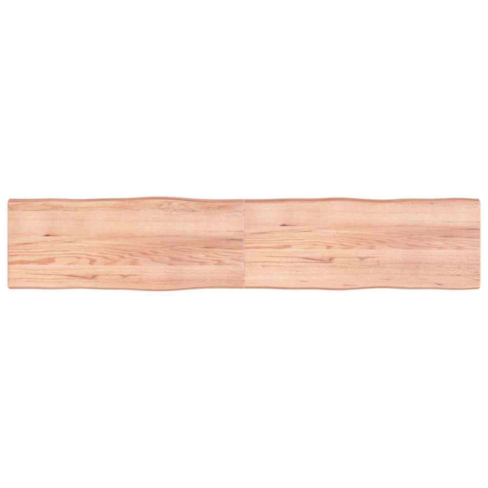 vidaXL Blat masă, 200x40x(2-6) cm, maro, lemn tratat contur organic