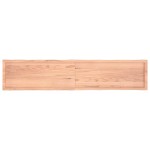 vidaXL Blat masă, 200x40x(2-6) cm, maro, lemn tratat contur organic vidaXL Blat masă, 200x40x(2-6) cm, maro, lemn tratat contur organic