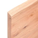 vidaXL Blat masă, 200x60x(2-4) cm, maro, lemn tratat contur organic