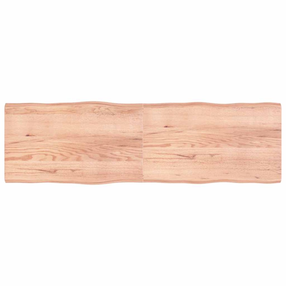 vidaXL Blat masă, 200x60x(2-6) cm, maro, lemn tratat contur organic
