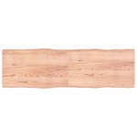 vidaXL Blat masă, 200x60x(2-6) cm, maro, lemn tratat contur organic vidaXL Blat masă, 200x60x(2-6) cm, maro, lemn tratat contur organic
