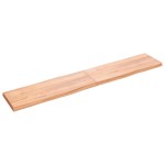 vidaXL Blat masă, 220x40x(2-6) cm, maro, lemn tratat contur organic vidaXL Blat masă, 220x40x(2-6) cm, maro, lemn tratat contur organic
