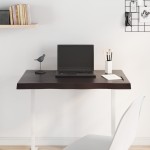 vidaXL Blat masă, 80x40x(2-4) cm, maro, lemn tratat contur organic vidaXL Blat masă, 80x40x(2-4) cm, maro, lemn tratat contur organic